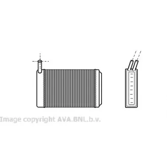 Système de chauffage AVA QUALITY COOLING VW6061