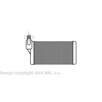 Système de chauffage AVA QUALITY COOLING VW6097