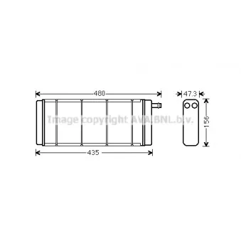 Système de chauffage AVA QUALITY COOLING VW6128