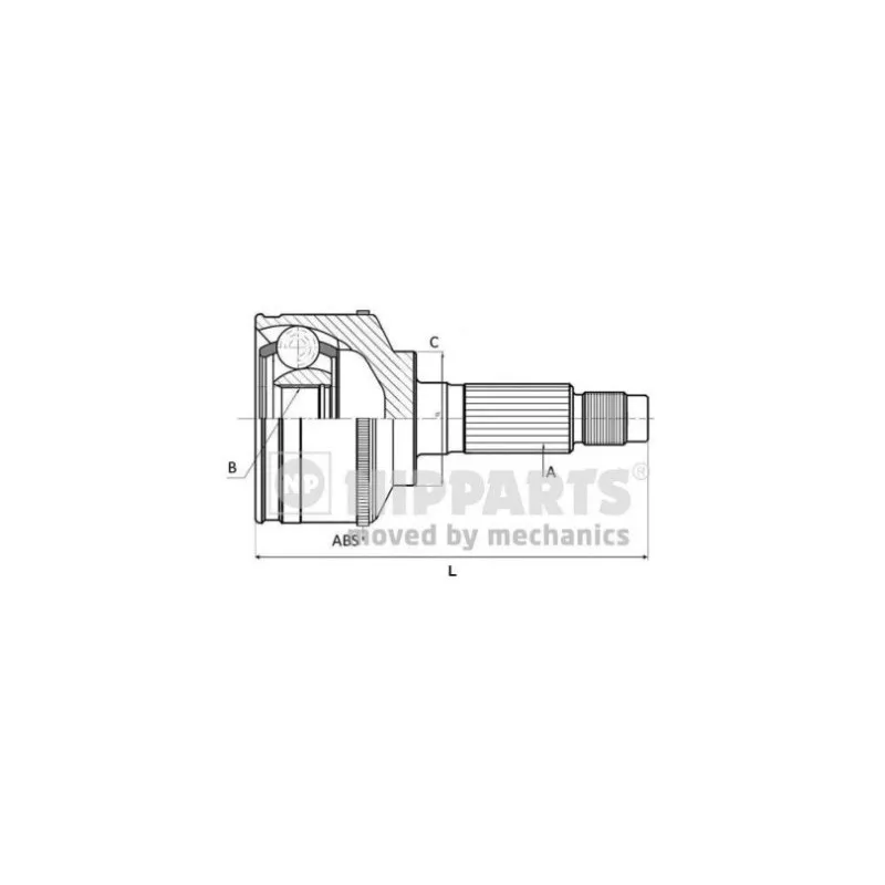Embout de cardan avant (kit de réparation) NIPPARTS J2821145