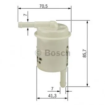 Filtre à carburant BOSCH 0 986 450 138