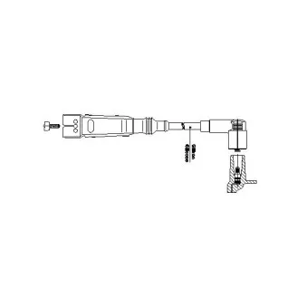 Câble d'allumage BREMI 111A52