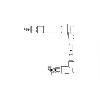 Câble d'allumage BREMI 135/85