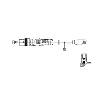 Câble d'allumage BREMI 1A01/58