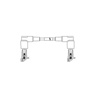 Câble d'allumage BREMI 1A07E25