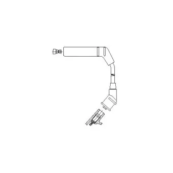 Câble d'allumage BREMI 3A24/57
