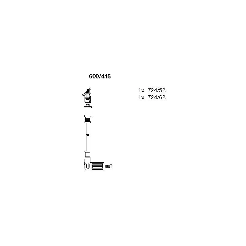 Kit de câbles d'allumage BREMI 600/415