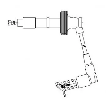 Câble d'allumage BREMI 6A77/42