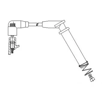 Câble d'allumage BREMI 6A84/20