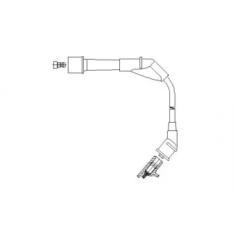 Câble d'allumage BREMI 713/36