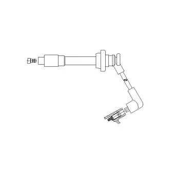 Câble d'allumage BREMI 717/37