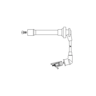 Câble d'allumage BREMI 718/54