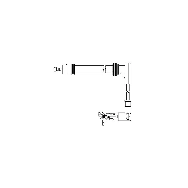 Câble d'allumage BREMI 726/25