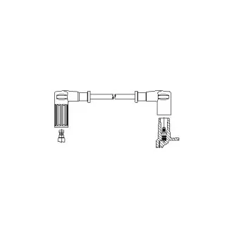 Câble d'allumage BREMI 735/40