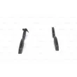 Jeu de 4 plaquettes de frein avant BOSCH 0 986 494 498 - Visuel 2