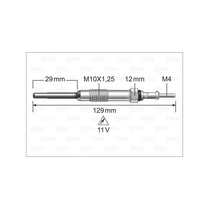 Bougie de préchauffage VALEO 345232