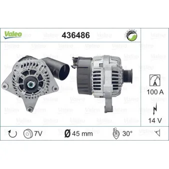 Alternateur VALEO 436486