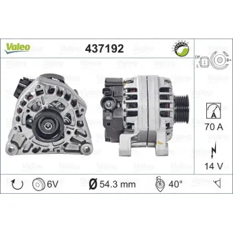 Alternateur VALEO 437192