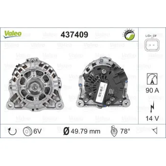 Alternateur VALEO 437409