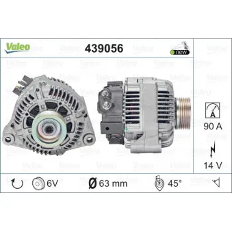 Alternateur VALEO 439056