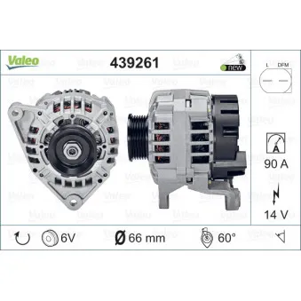 Alternateur VALEO 439261