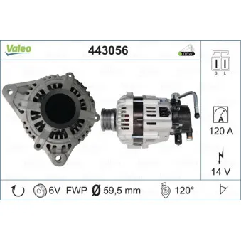 Alternateur VALEO 443056