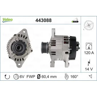 Alternateur VALEO 443088