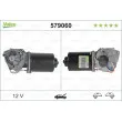 Moteur d'essuie-glace VALEO 579060 - Visuel 1