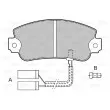 Jeu de 4 plaquettes de frein avant VALEO 598126 - Visuel 2