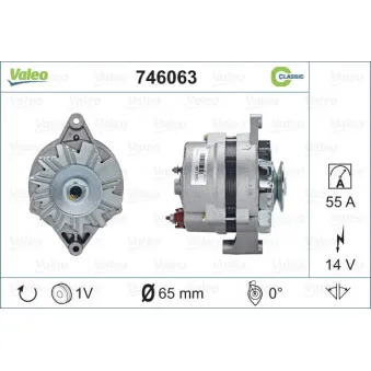 Alternateur VALEO 746063