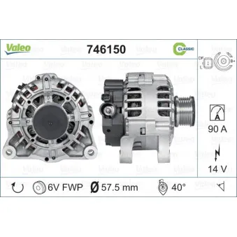 Alternateur VALEO 746150