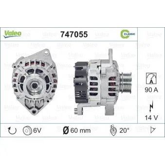 Alternateur VALEO 747055