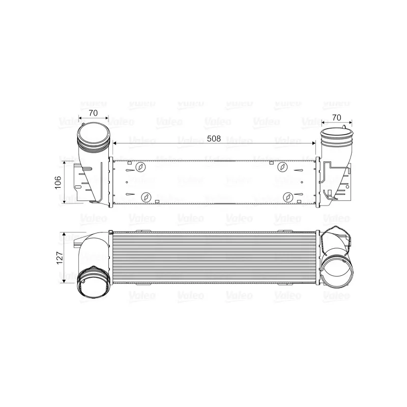 Intercooler, échangeur VALEO 818342