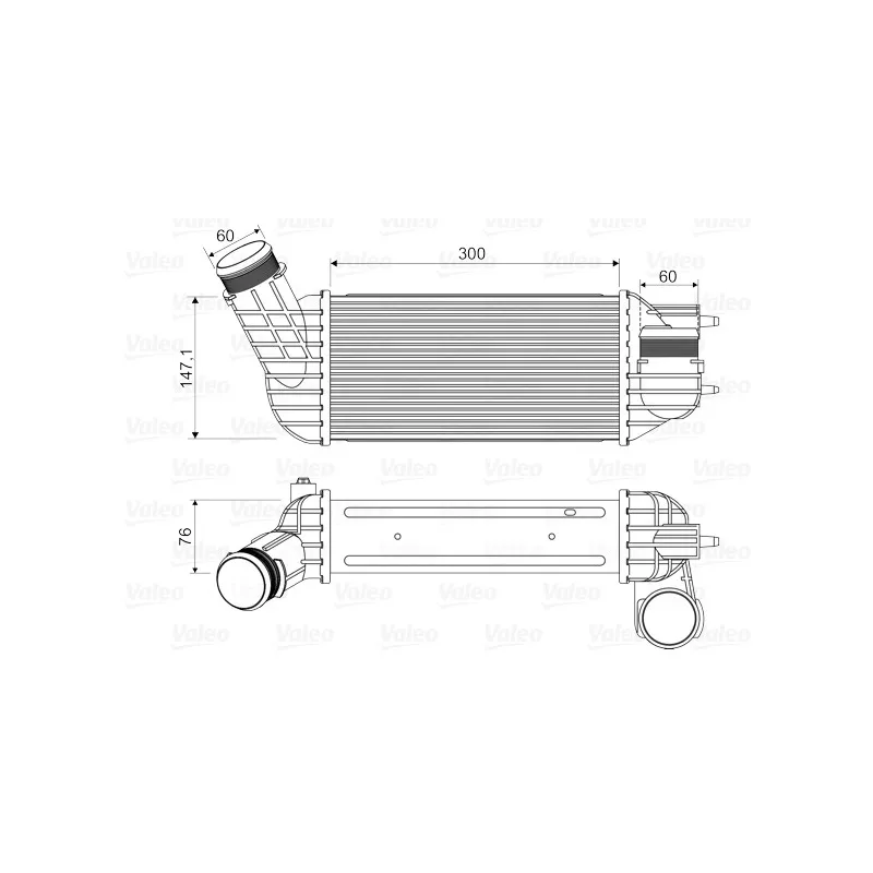 Intercooler, échangeur VALEO 818345