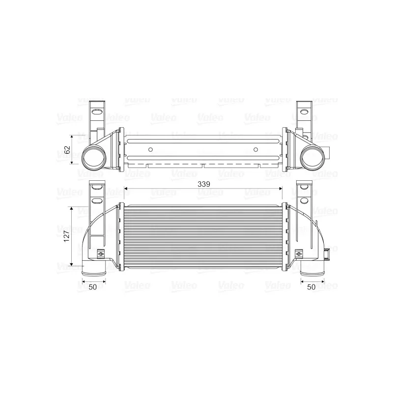Intercooler, échangeur VALEO 818353