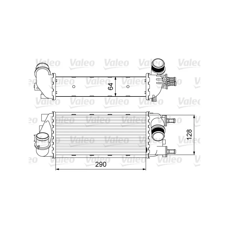 Intercooler, échangeur VALEO 818585