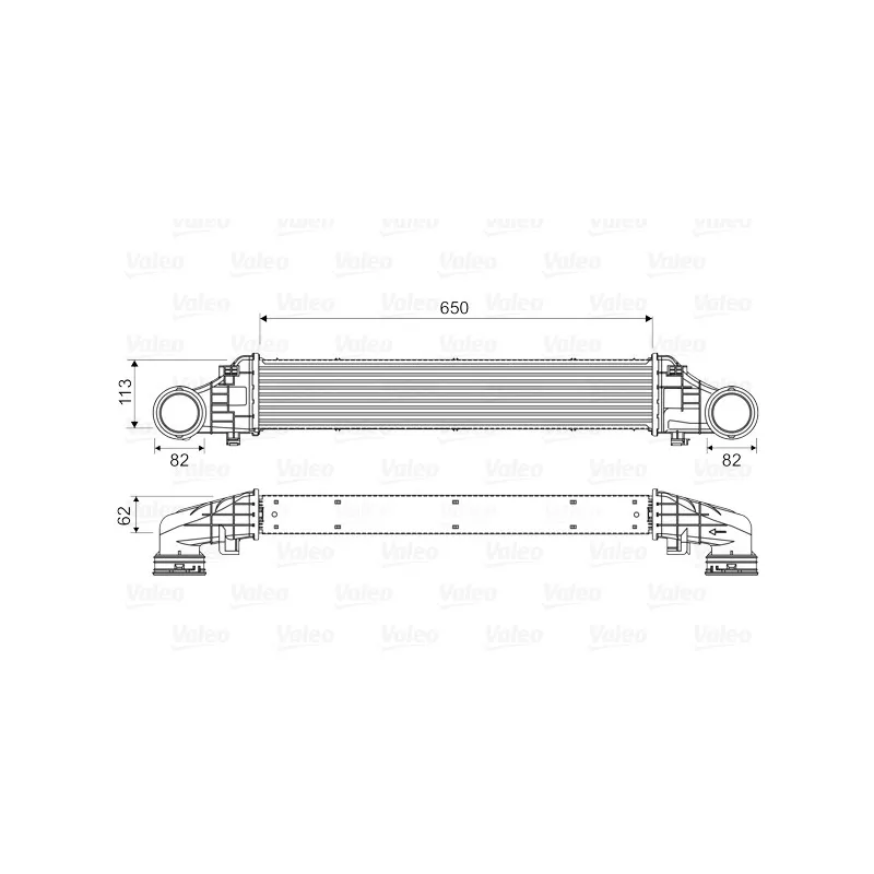 Intercooler, échangeur VALEO 818587