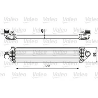 Intercooler, échangeur VALEO 818600