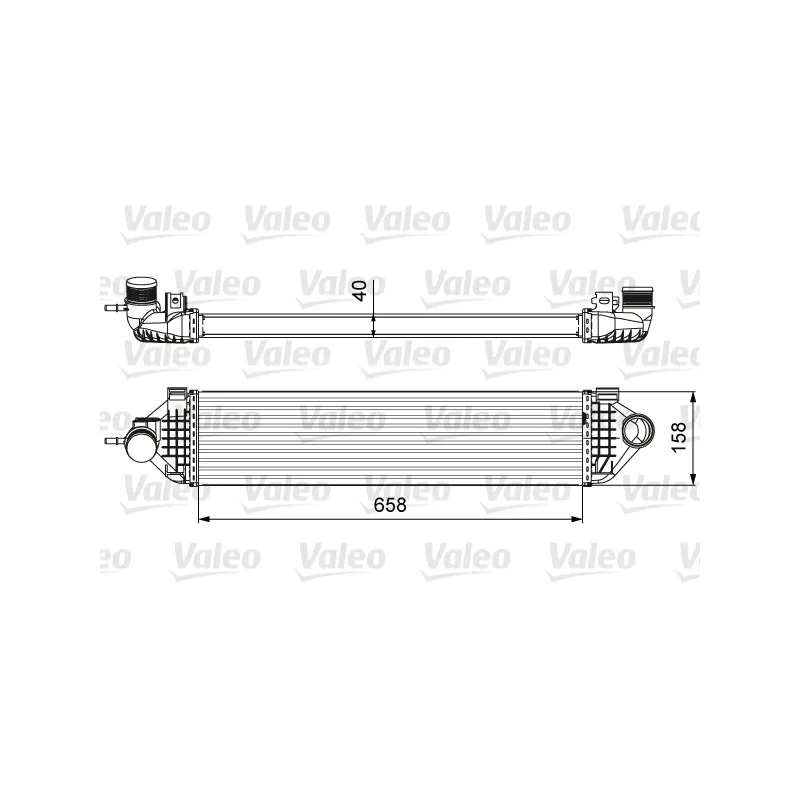 Intercooler, échangeur VALEO 818600