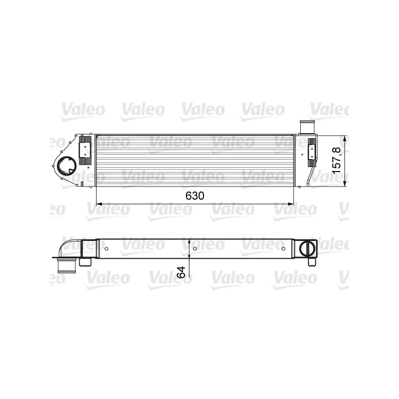 Intercooler, échangeur VALEO 818621