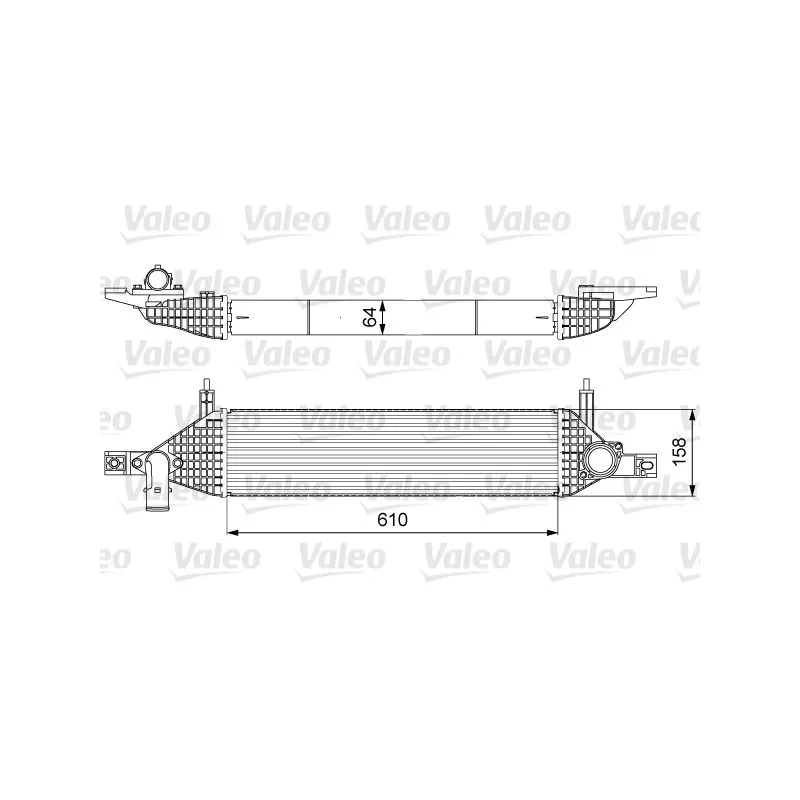 Intercooler, échangeur VALEO 818633