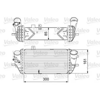 Intercooler, échangeur VALEO 818637