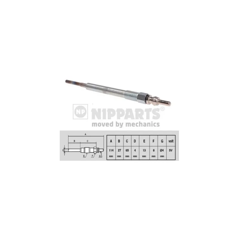 Bougie de préchauffage NIPPARTS N5713015