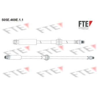 Flexible de frein FTE 505E.469E.1.1