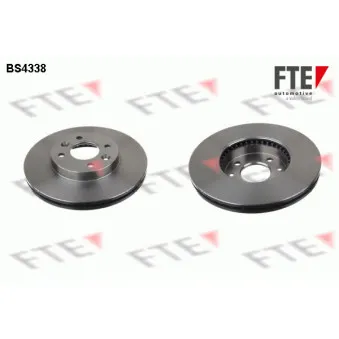 Jeu de 2 disques de frein avant FTE BS4338