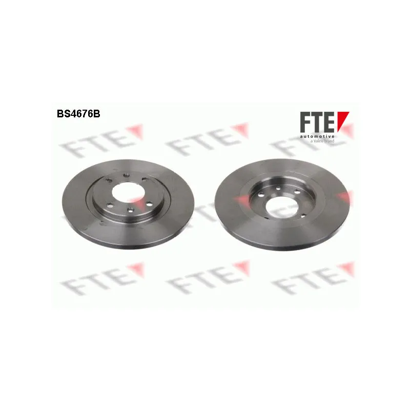 Jeu de 2 disques de frein avant FTE BS4676B