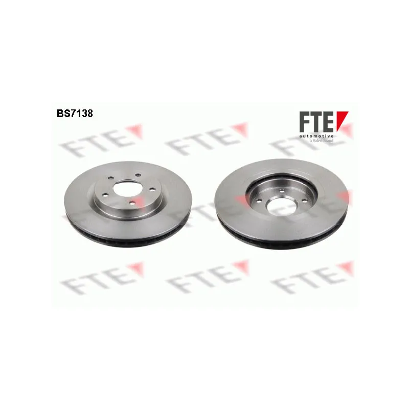 Jeu de 2 disques de frein avant FTE BS7138