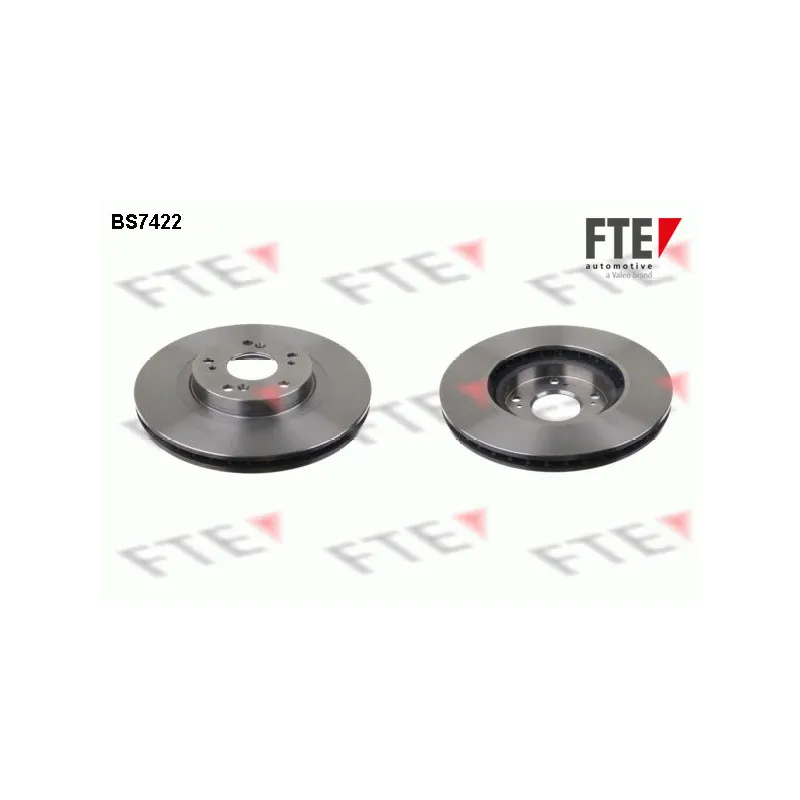 Jeu de 2 disques de frein avant FTE BS7422