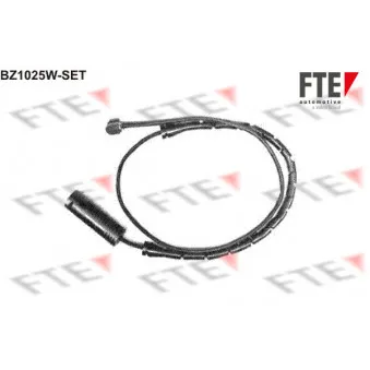 Contact d'avertissement, usure des plaquettes de frein FTE BZ1025W-SET