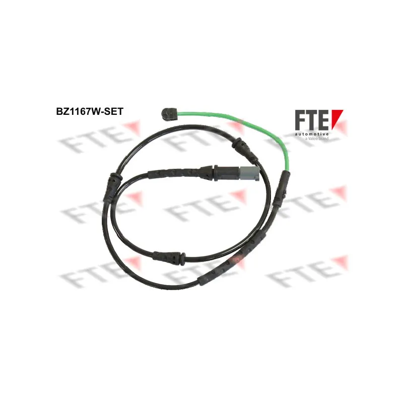 Contact d'avertissement, usure des plaquettes de frein FTE BZ1167W-SET